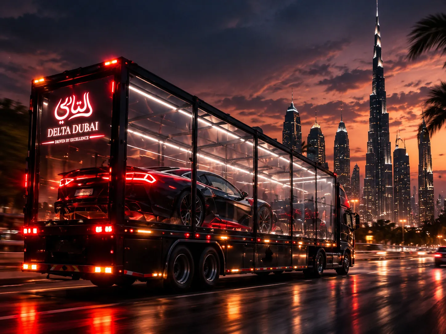 Delta Dubai premium vehicle transport